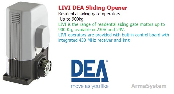 تعمیرات موتور ریلی درب بازکن دیا DEA LIVI MOTOR