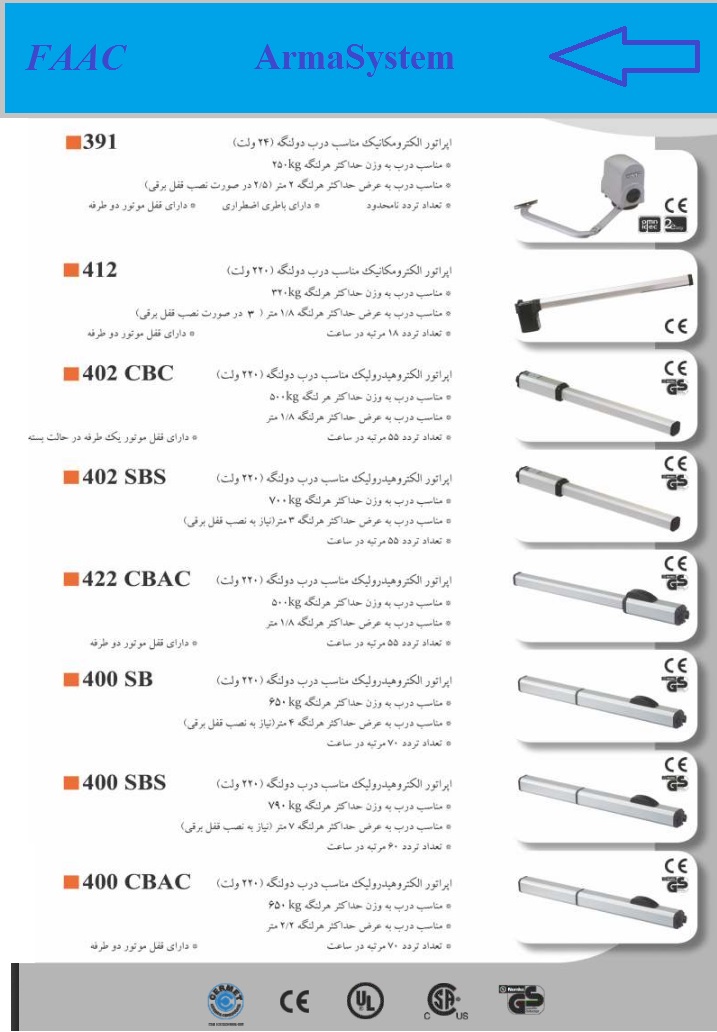 قیمت جک درب بازکن برقی پارکینگ فک 