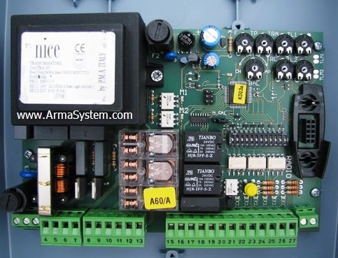 برد کنترل 220 ولت جک های بازویی نایس مدل NICE A60 Control Board